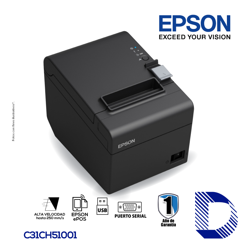 Impresora Epson TM-P20 Wifi - térmica, pequeña y al mejor precio -  Comercial TPV
